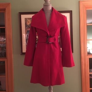 Jessica Simpson red x-small peacoat w/ pockets